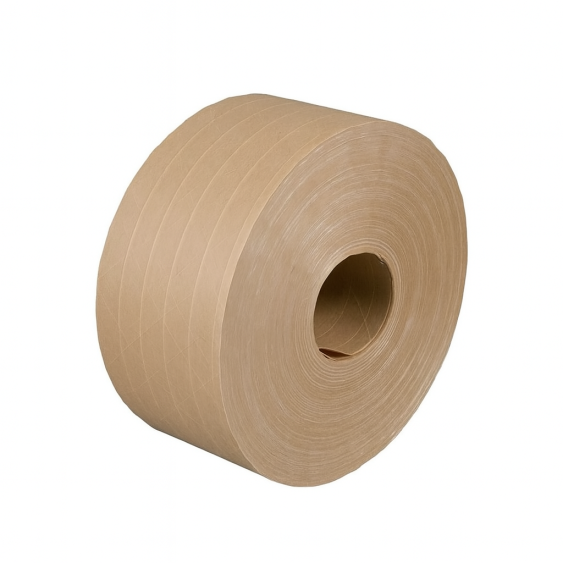 Papiertape Versterkt 70 mm x 150 meter Bruin - Kern 60 mm nieuw