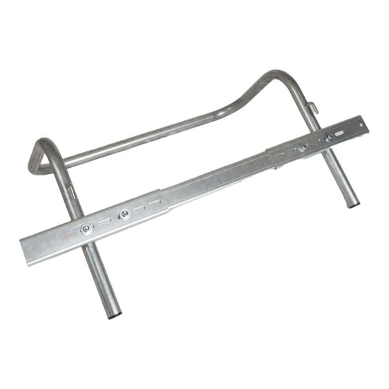 Knapzak Stellinghouder 300/400 L Verzinkt Staal Grijs - in breedte verstelbaar