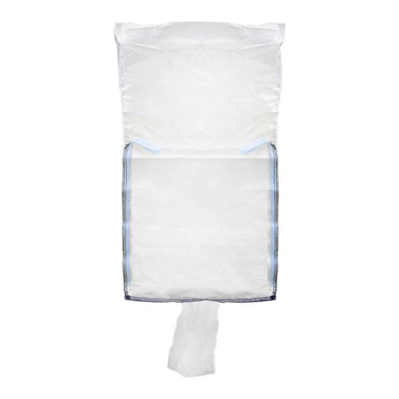 Big Bag 99x99x200 cm 4 Lussen met Lospijp en Schort