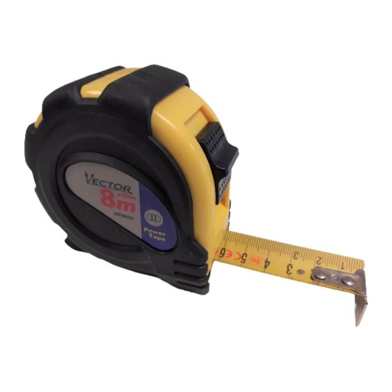 Rolbandmaat Vector 8 meter x 25 mm