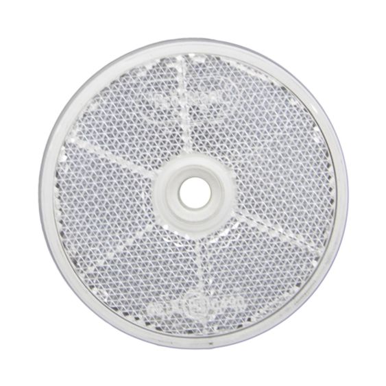 Reflector Plak/Schroef Aspöck Wit Rond Ø60 mm 