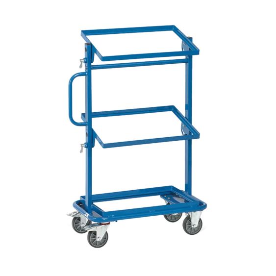 Bakkenwagen 200 kg 605x405 mm 3 Etages Open Kantelbaar