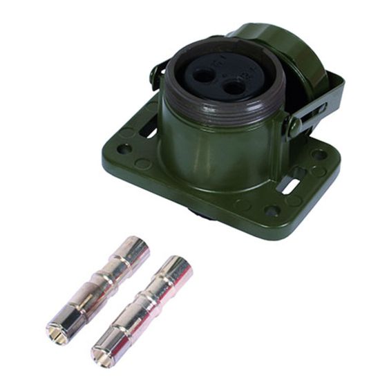 Stekkerdoos Nato Jaeger 30/50 qmm 24V 2-polig 