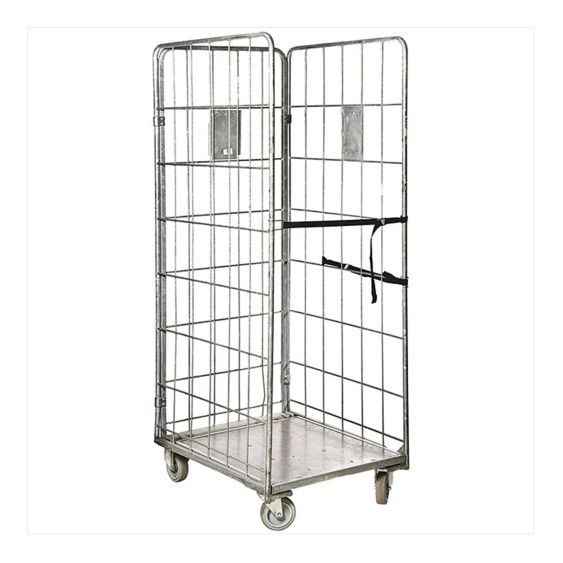 Rolcontainer 3-heks met spanband 820 x 655 x 1900 mm - gebruikt