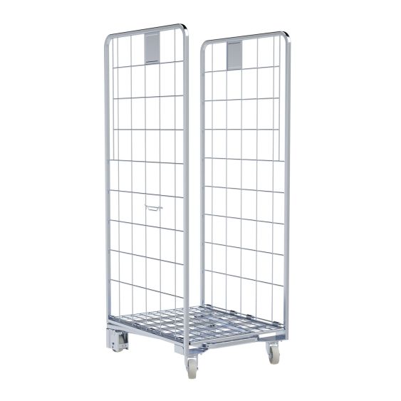 Nestbare Rolcontainer Ergo 1570 light Staal 2-zijdig - Wielen Ø 125 mm