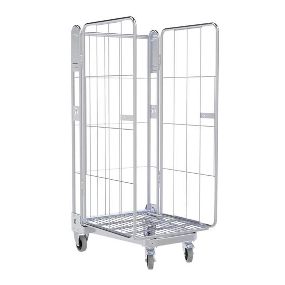 Nestbare Rolcontainer 1450 Metaal 3-zijdig