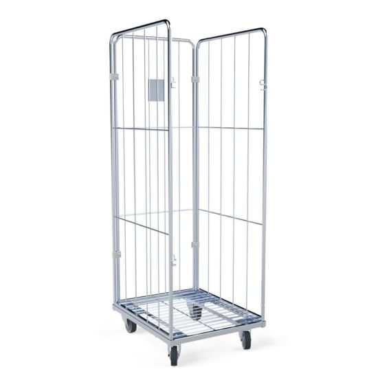 Rolcontainer 3 Hekken Waskar 400 kg 600x720x1730 mm