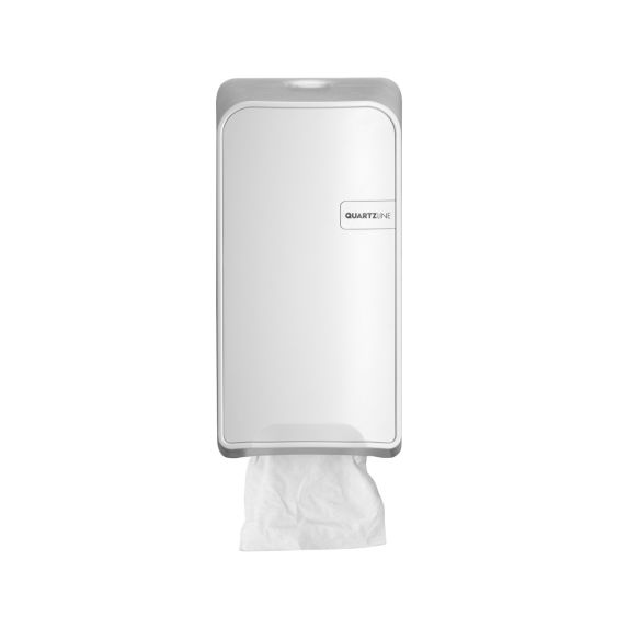 Euro Quartz White bulkpack toiletpapierdispenser