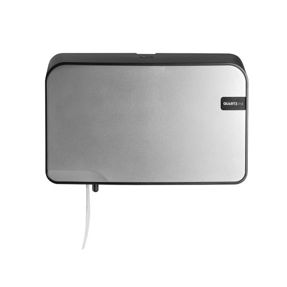 Dispenser Euro Silver Quartz Coreless duo toiletrolhouder