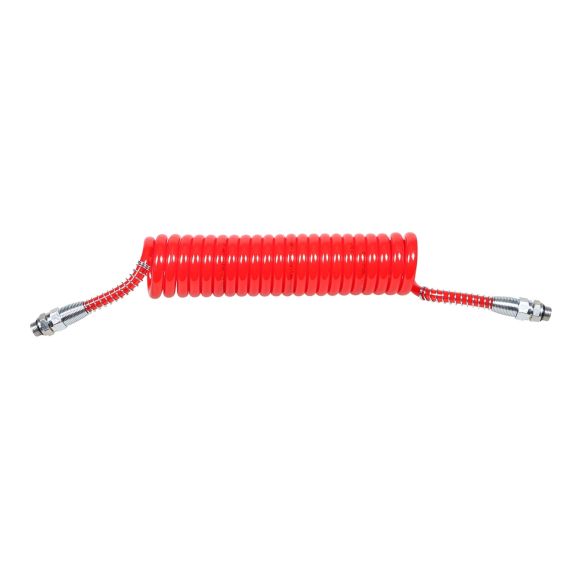 Luchtspiraal PUR Rood M16x1,5 mm 22 windingen