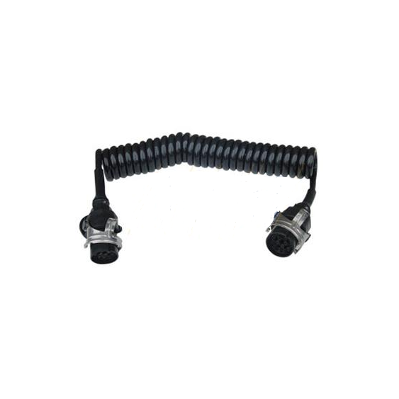 Verlichtingsspiraal met 2 aangemonteerde 15-polige stekkers