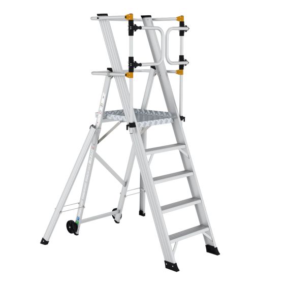 Wixor Opvouwbare Magazijntrap Extra veilig - 5 treden