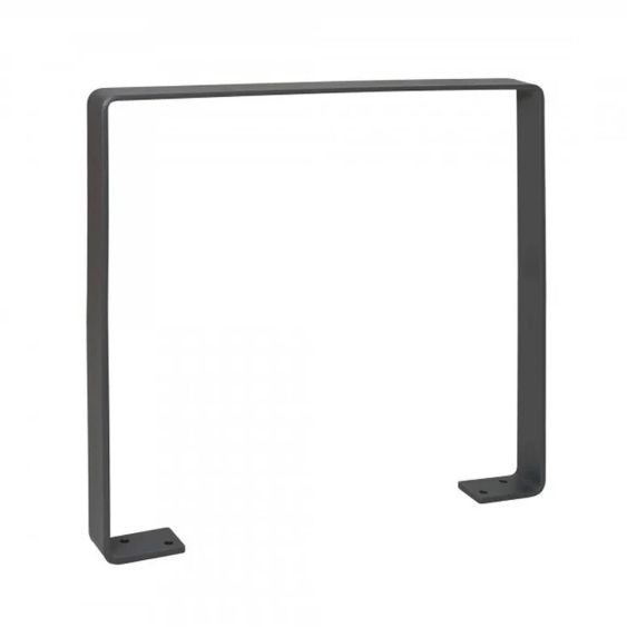 Fietsbeugel Staal Antraciet 800x800x70 mm Vloerplaat