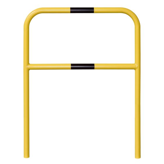 Veiligheidshek Staal Geel/Zwart 1300x1000 mm Wandmontage