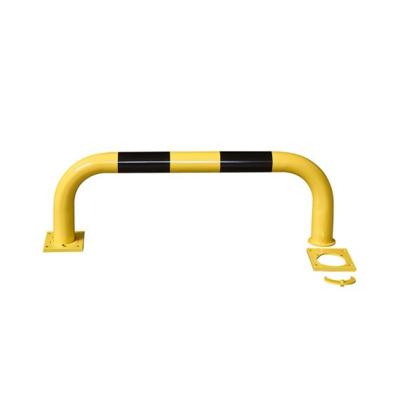 Beschermbeugel Wegneembaar Geel/Zwart 350x1000 mm 