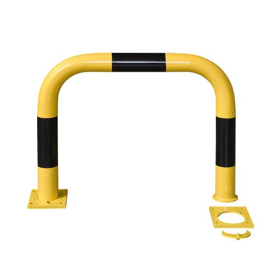 Beschermbeugel Wegneembaar Geel/Zwart 600x750 mm