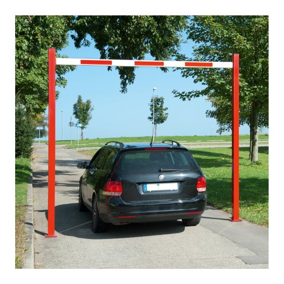 Doorgang- en Hoogtebegrenzer Rood/Wit 5230x3010 mm