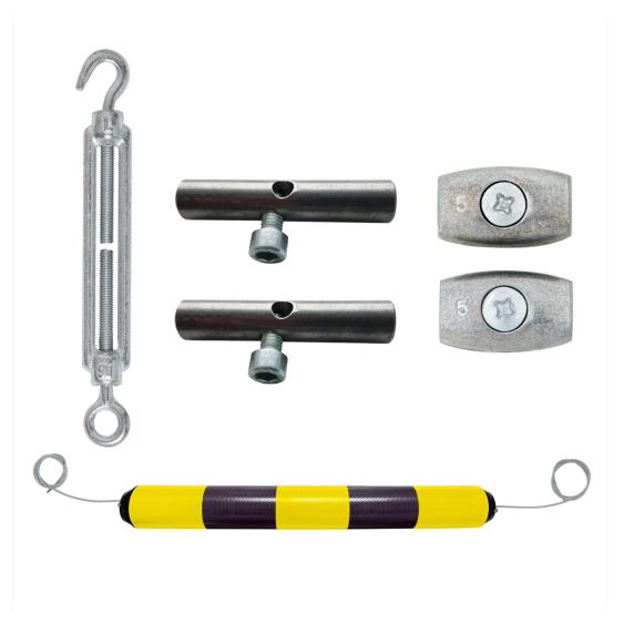 Geleidingscilinder Polyethyleen Geel/Zwart 950xØ100 mm