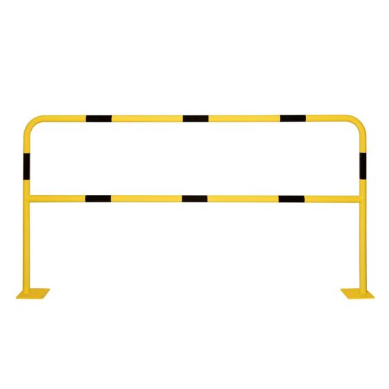 Veiligheidshek Gecoat Ø40 mm Geel/Zwart 1000x2000 mm 