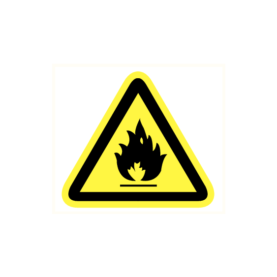 Ontvlambare stoffen kunststof plaat 200 mm