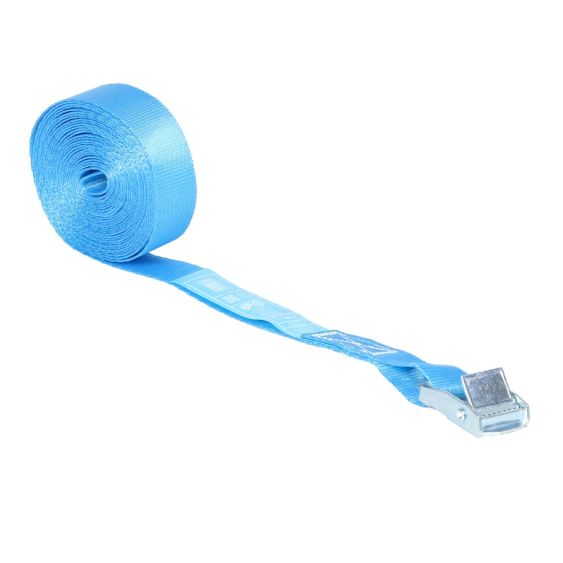 Spanband met Gesp 25 mm 5M Blauw - Verzinkte Klemgesp