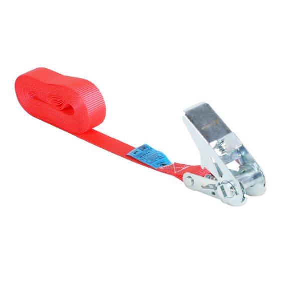 Eindloze Spanband 25 mm 0,8 ton 7M Rood
