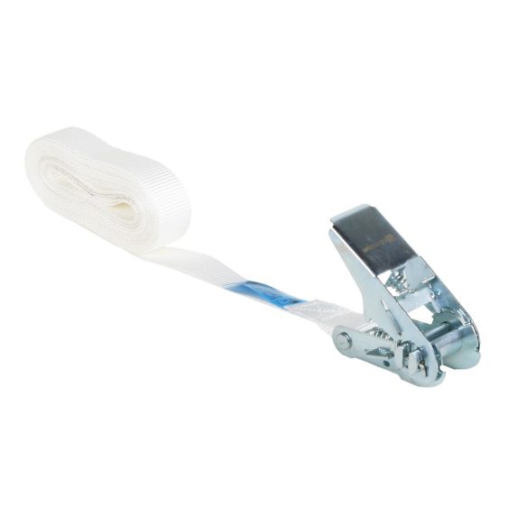 Eindloze Spanband 25 mm 0,8 ton 1M Wit