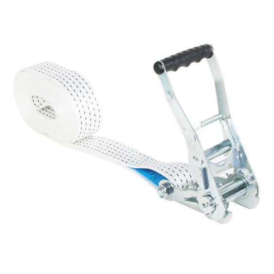 Eindloze Spanband 50 mm 5 ton 2M Wit