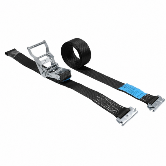 Spanband 35 mm 2 ton 7M Zwart met Sleufgatfitting