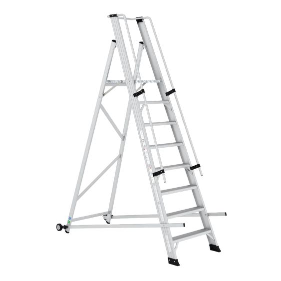 Wixor Opvouwbare Magazijntrap - 8 treden