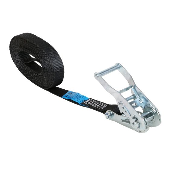 Eindloze Spanband 25 mm 1,5 ton 9M Zwart