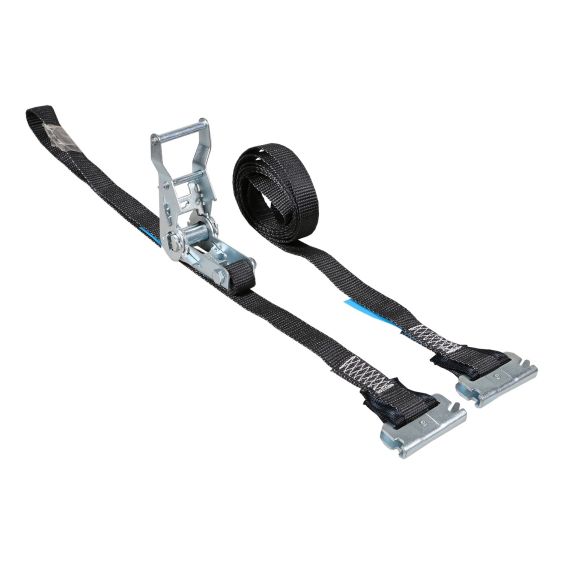 Spanband 25 mm 1,5 ton 3M Zwart met Sleufgatfitting