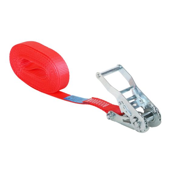 Eindloze Spanband 25 mm 1,5 ton 10M Rood