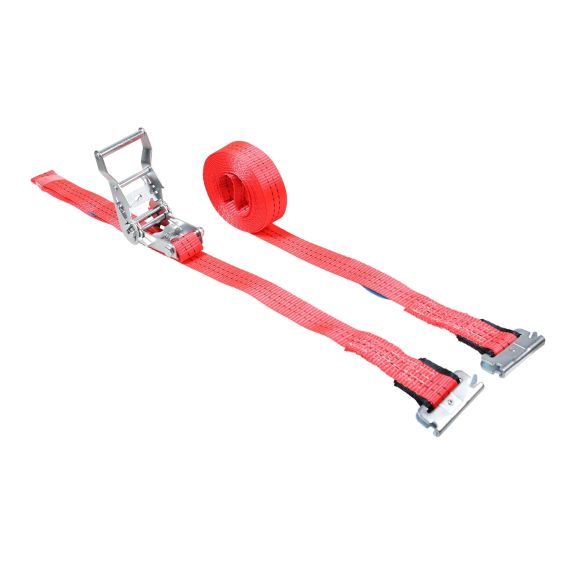 Spanband 35 mm 2 ton 3M Rood met Sleufgatfitting