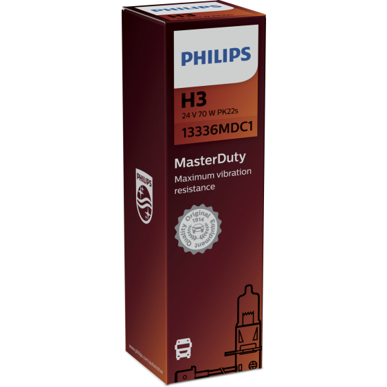 Philips MasterDuty 24V H3 Halogeenlamp 70W doosje