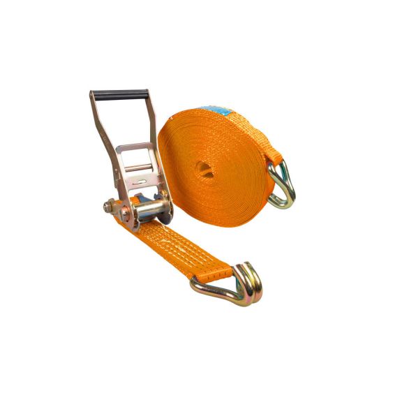 Spanband 2-delig 75mm 10 ton Oranje 9M