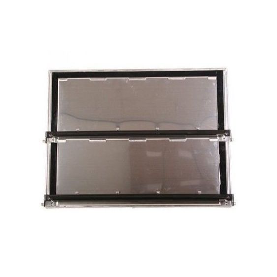 ADR bordhouder voor ADR cijfers RVS gesloten + vaste montageplaat