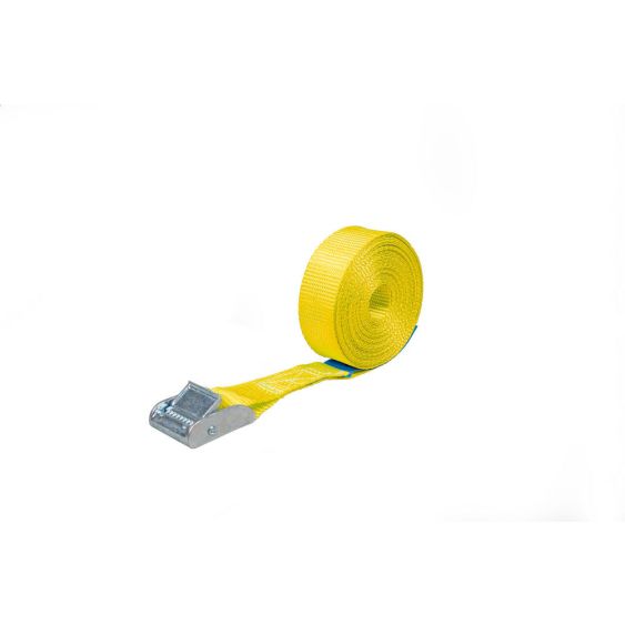 Bagagegordel 25 mm. 5M Geel