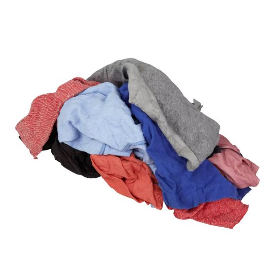 Poetsdoeken Tricot Bont Lappen 10 kg