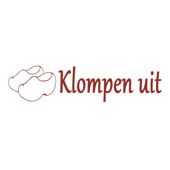 Stickers Klompen Uit Rood 25 cm - Set 2 stuks