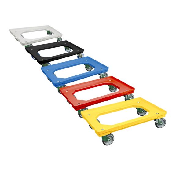 Transportroller 60x40 cm 240 kg Dolly Open - Kleur naar Keuze