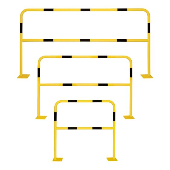 Veiligheidshek Gecoat Ø40 mm Geel/Zwart - Formaat naar keuze