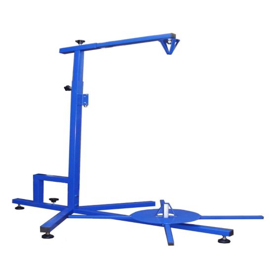 Folie dispenser verstelbaar tot 180 cm Blauw
