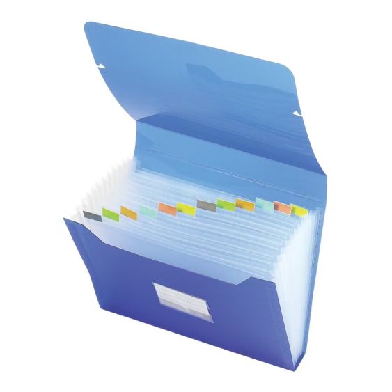 Documentmap Viking Blauw/Transparant 1