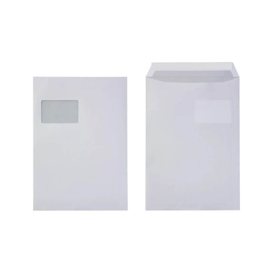 Enveloppen met venster zelfklevend 229x324mm - 250 stuks