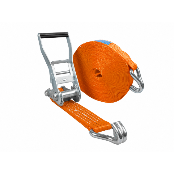 Spanband 2-delig 75mm 10 ton Oranje 8M
