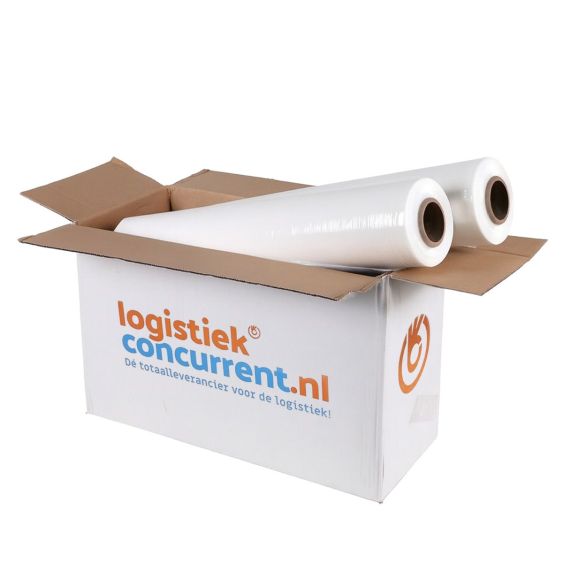 Handwikkelfolie 50 cm x 300 m 20 my - Wit nieuw