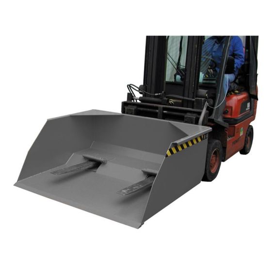 Schepbak voor Heftruck Bauer BSM Grijs 1500 Liter