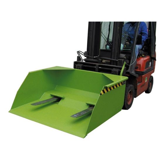 Schepbak voor Heftruck Bauer BSM Groen 2500 Liter