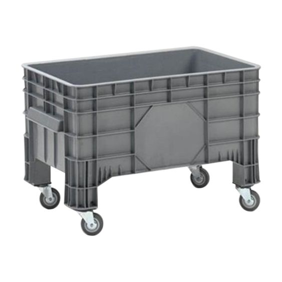 Groot Volume Bak 1040x640x670 mm 200 liter 4 Wielen